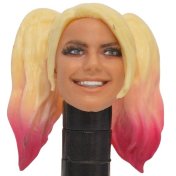 Mattel WWE Ultimate Edition Series 12 Alexa Bliss Head Custom Fodder Ponytails - Picture 1 of 5